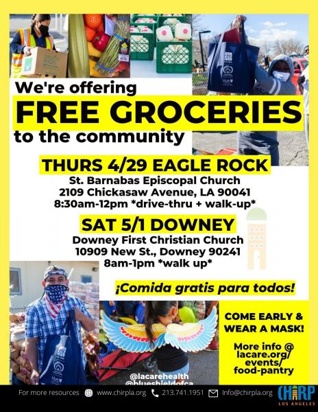 Free Groceries For The Community Chirp La